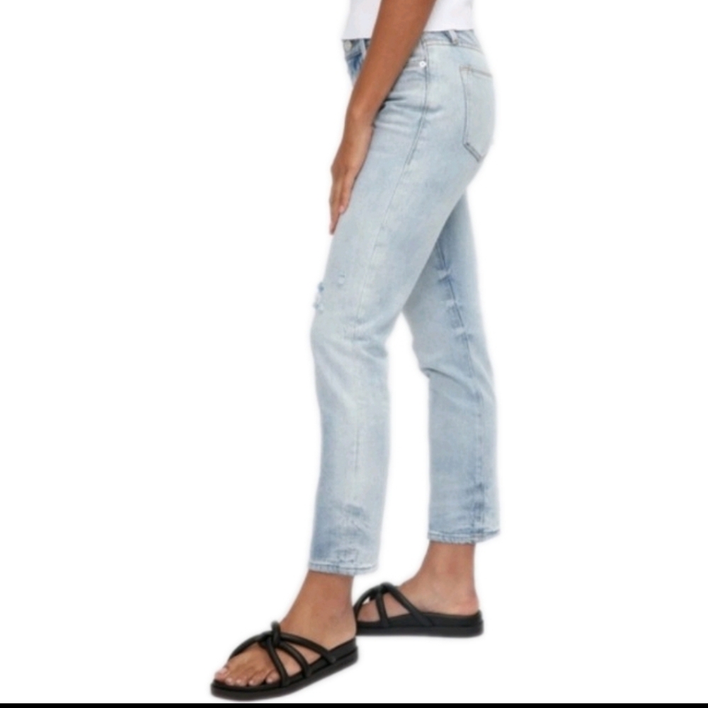 FRAME Le High Straight Denim Jean in Winslow Size 26 - Picture 2 of 16